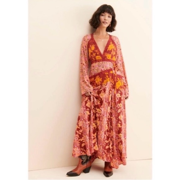 FREE PEOPLE TILDA WRAP DRESS - Picture 4 of 4